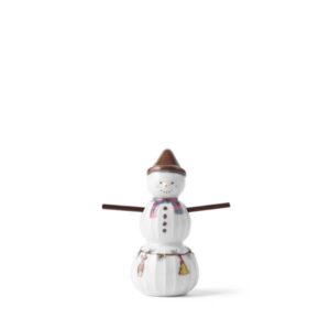 Kähler Hammershøi Christmas Snedreng H9 cm - Hvid m. deko