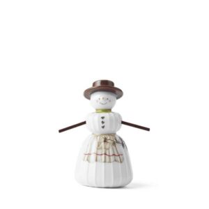 Kähler Hammershøi Christmas Snekone H11 - Hvid m. deko
