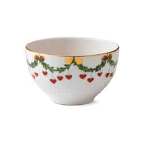 Royal Copenhagen Stjerne Riflet Jul konfektskål - 30 cl