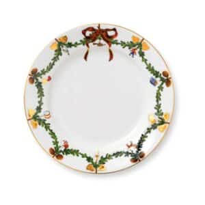 Royal Copenhagen Stjerne Riflet Jul tallerken - 21 cm