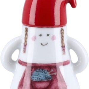 Hammershøi Christmas Nissemor Ø6 cm Hvid m. Deko