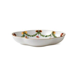 Royal Copenhagen Stjerne Riflet Jul Fad, 22 cm