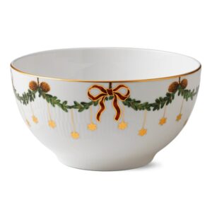 Royal Copenhagen Stjerne Riflet Jul skål - 180 cl