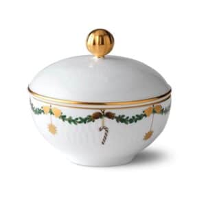 Royal Copenhagen Stjerne Riflet Jul sukkerskål - 15 cl