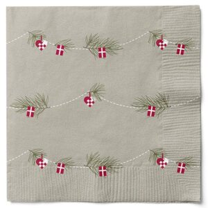 Dansk Jul Servietter Beige
