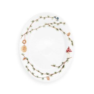 Hammershøi Christmas Ovalt fad - L28,5 cm.