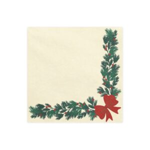 Juleguirlande Servietter Beige