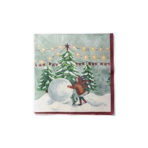 Julescene Servietter